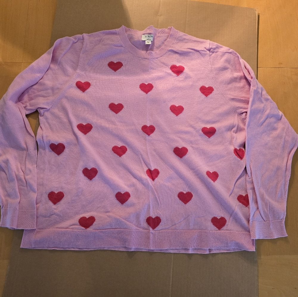 J. Crew Light Pink Teddie Sweater